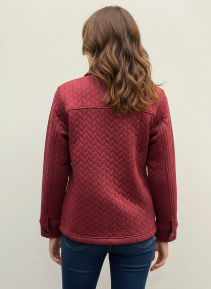 Onque Casual Textured Jacket - All Season Fashion