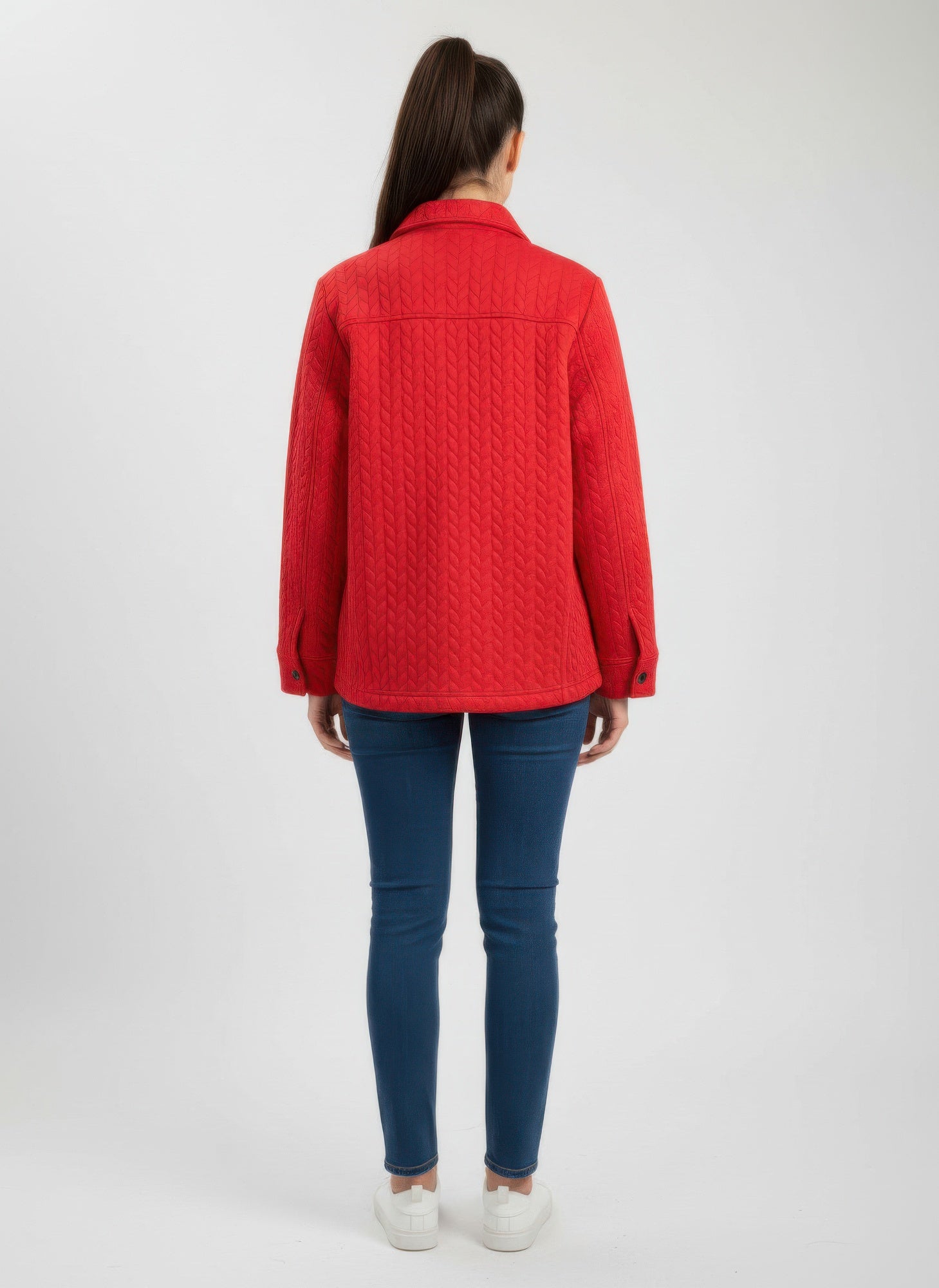 Onque Casual Textured Jacket - All Season Fashion