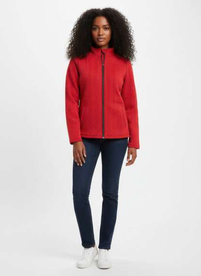 Onque Casual Textured Jacket - All Season Fashion