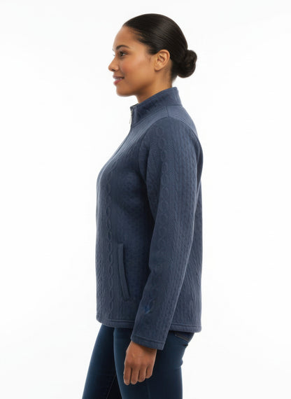 Onque Casual Textured Jacket - All Season Fashion