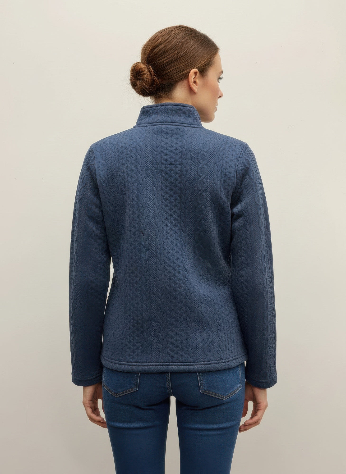 Onque Casual Textured Jacket - All Season Fashion