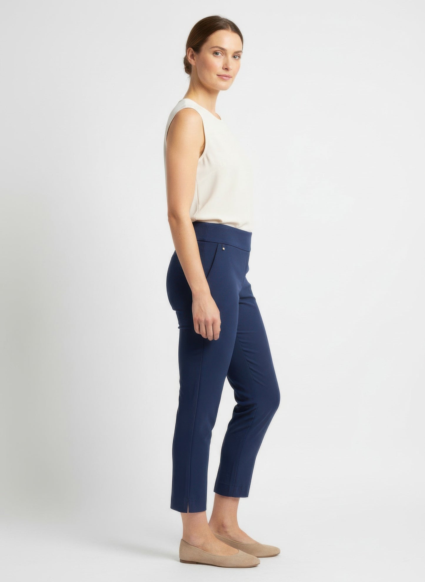 Counterparts Pull On Solid Pants - All Season Fashion