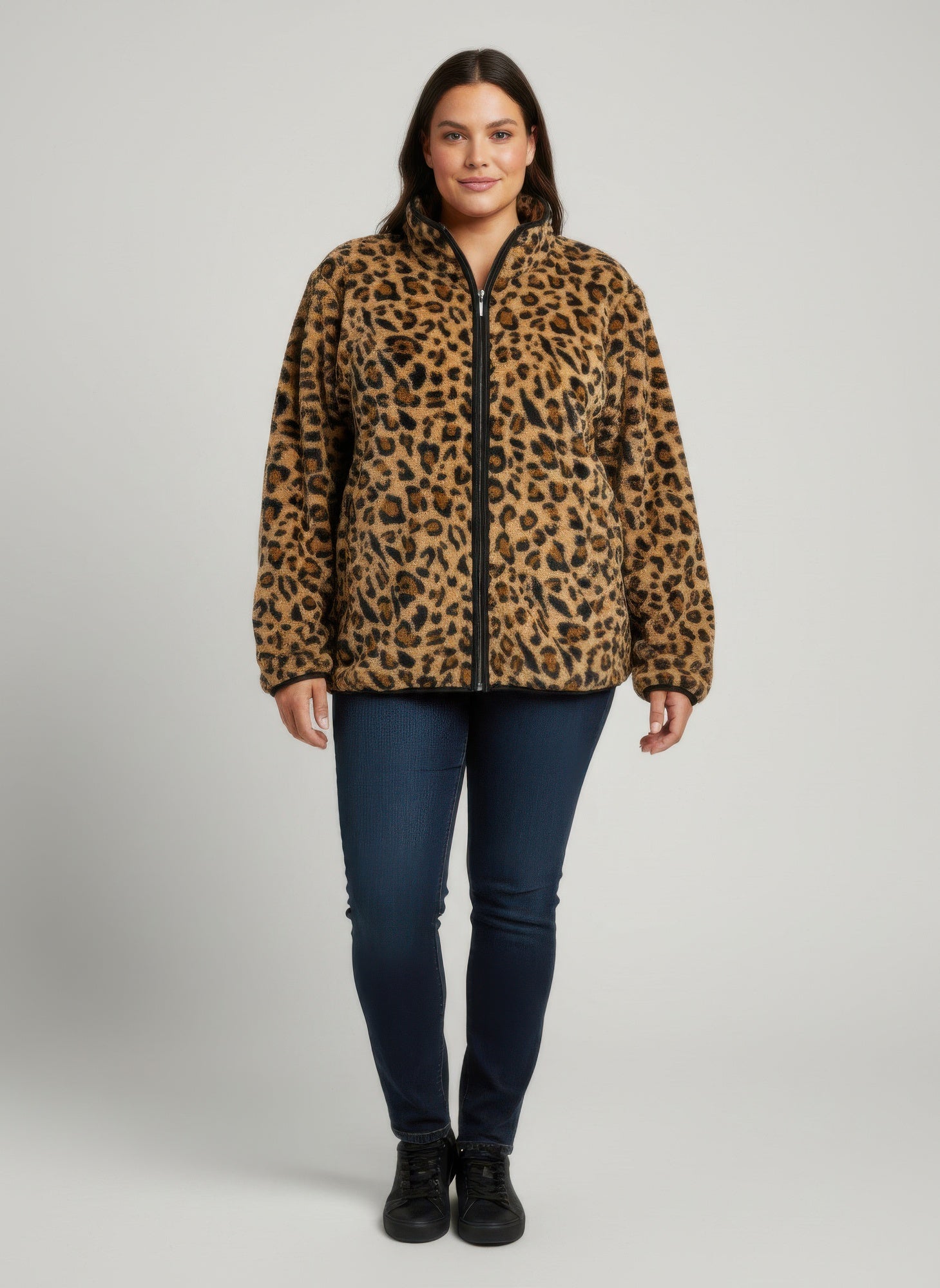 Onque Casual Animal Print Jacket - All Season Fashion