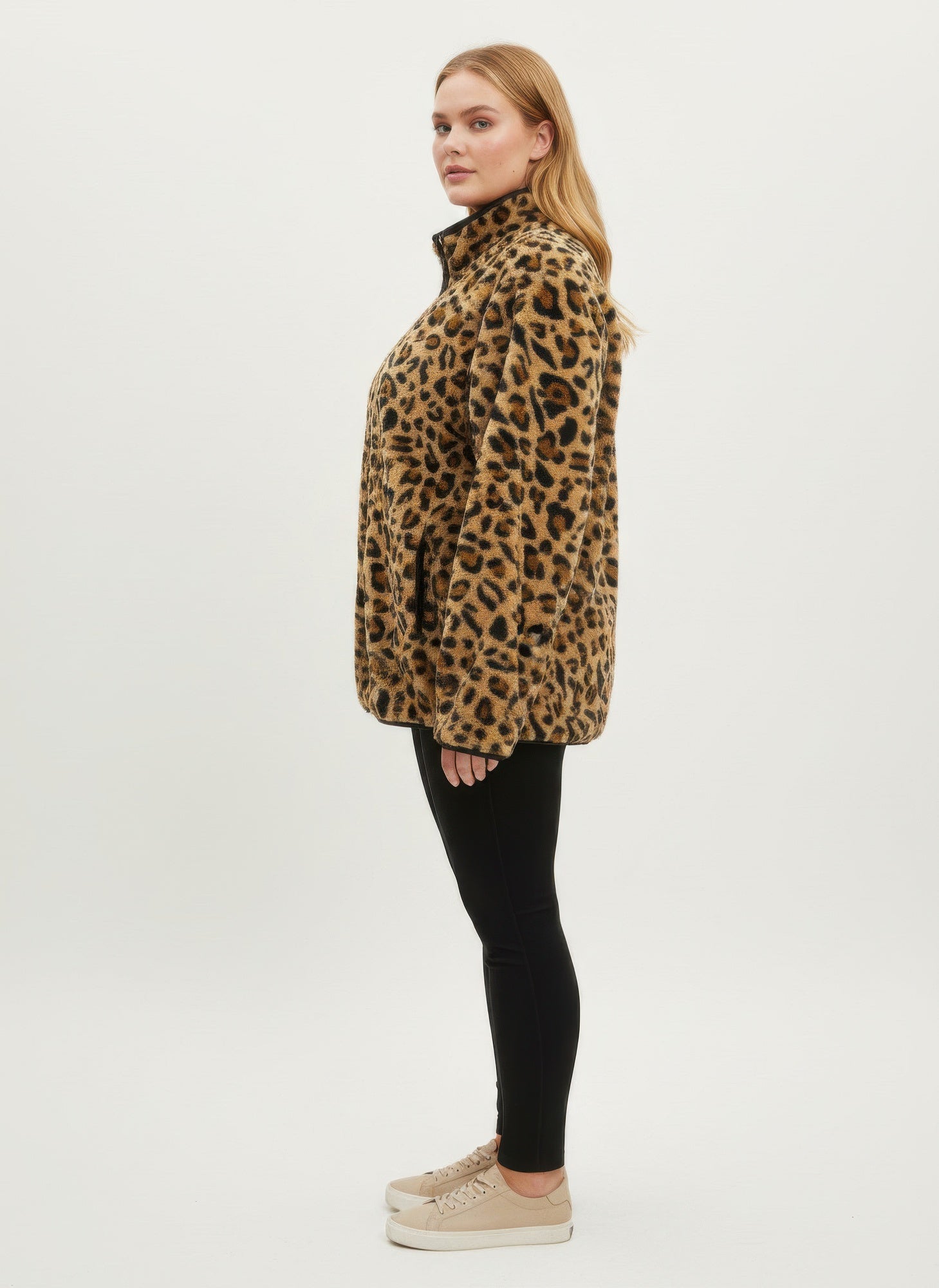 Onque Casual Animal Print Jacket - All Season Fashion