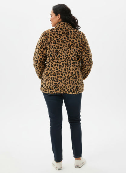 Onque Casual Animal Print Jacket - All Season Fashion