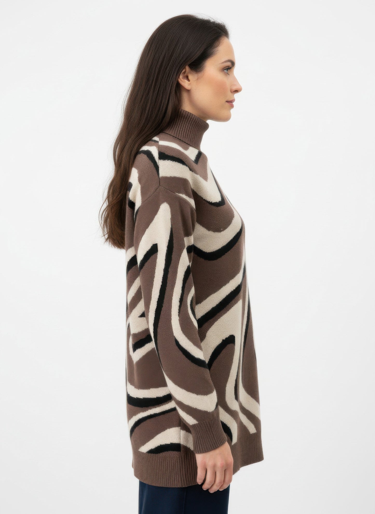 Ninety Printed Sweater - All Season Fashion