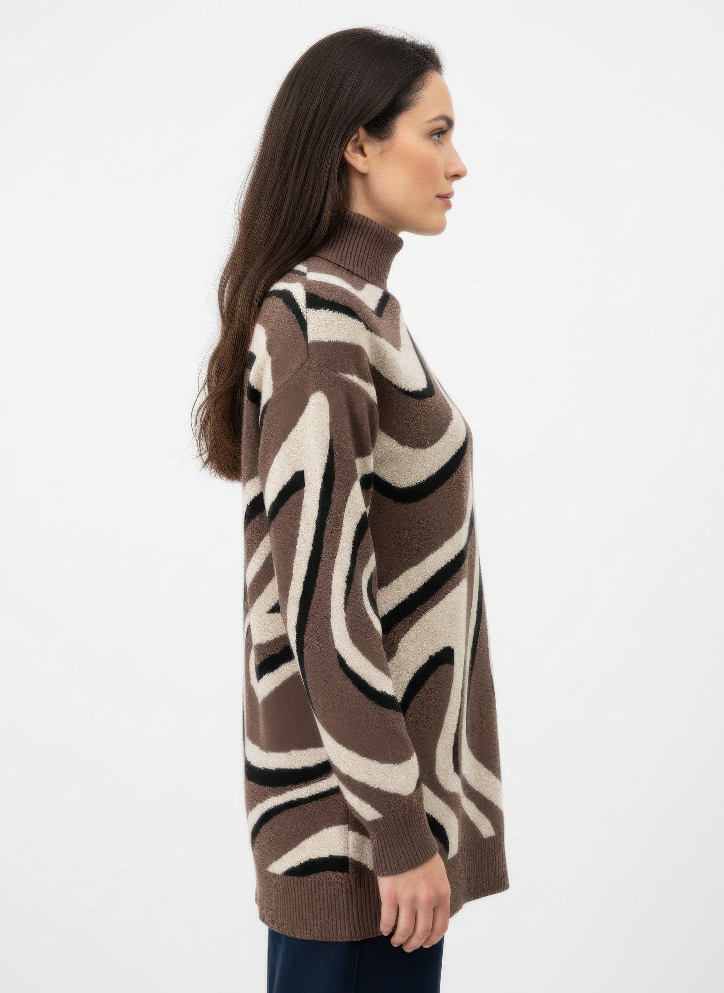 Ninety Printed Sweater - All Season Fashion