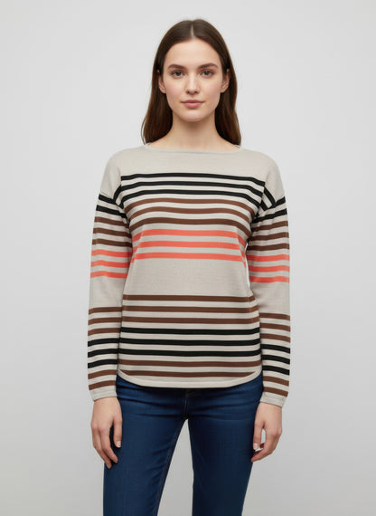Ninety Striped Sweater - All Season Fashion