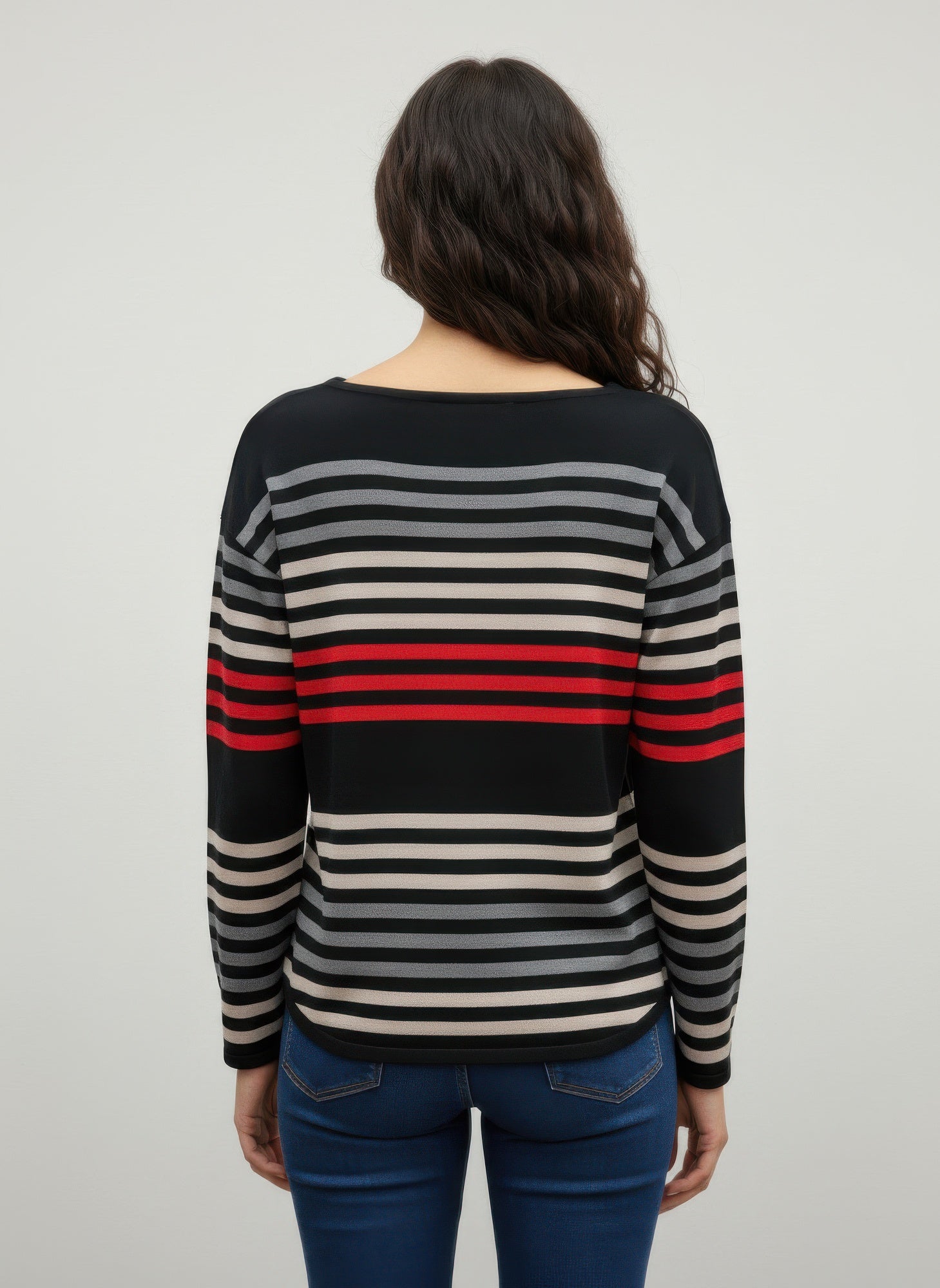 Ninety Striped Sweater - All Season Fashion