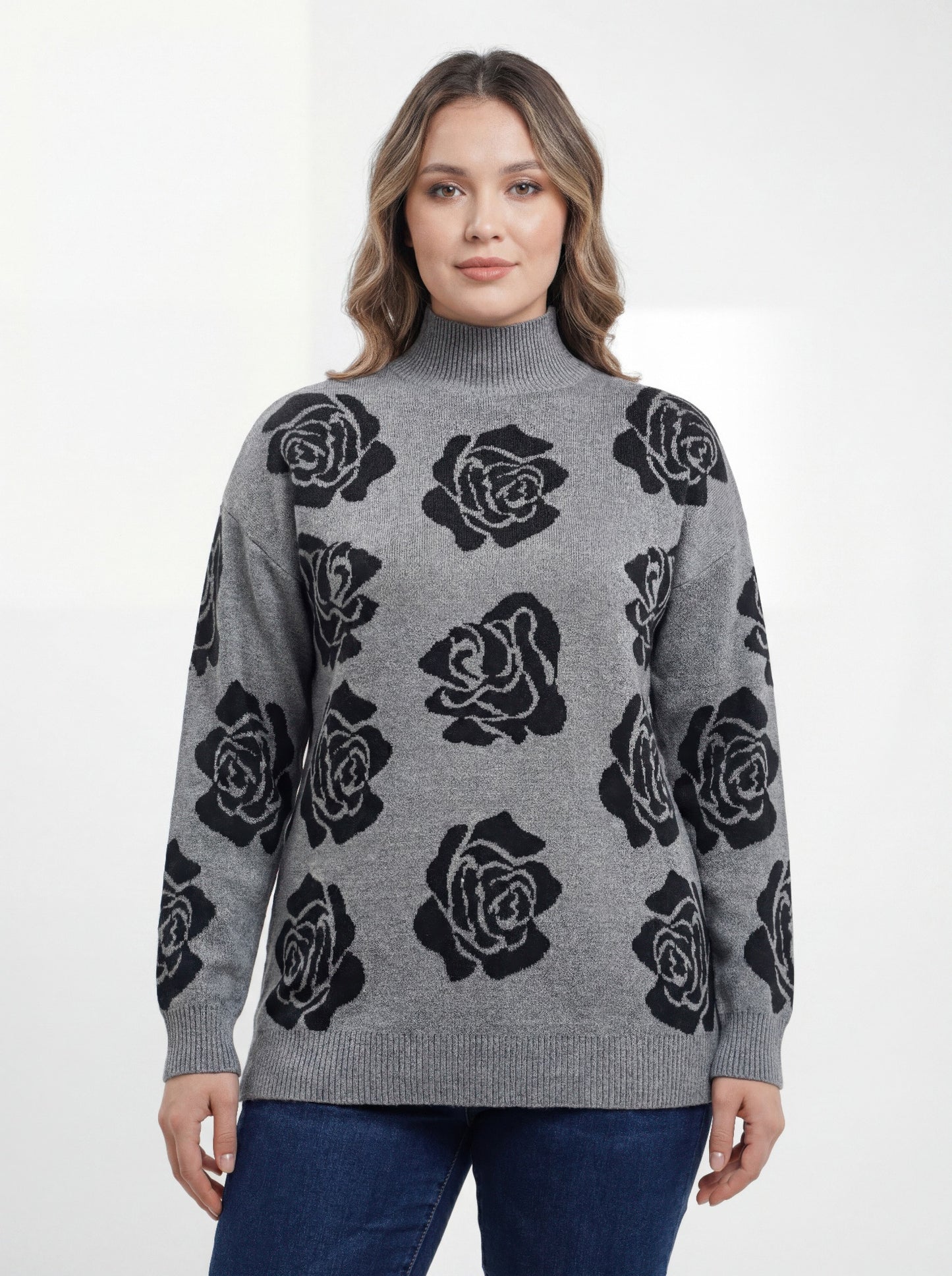 Ninety Floral Sweater - All Season Fashion