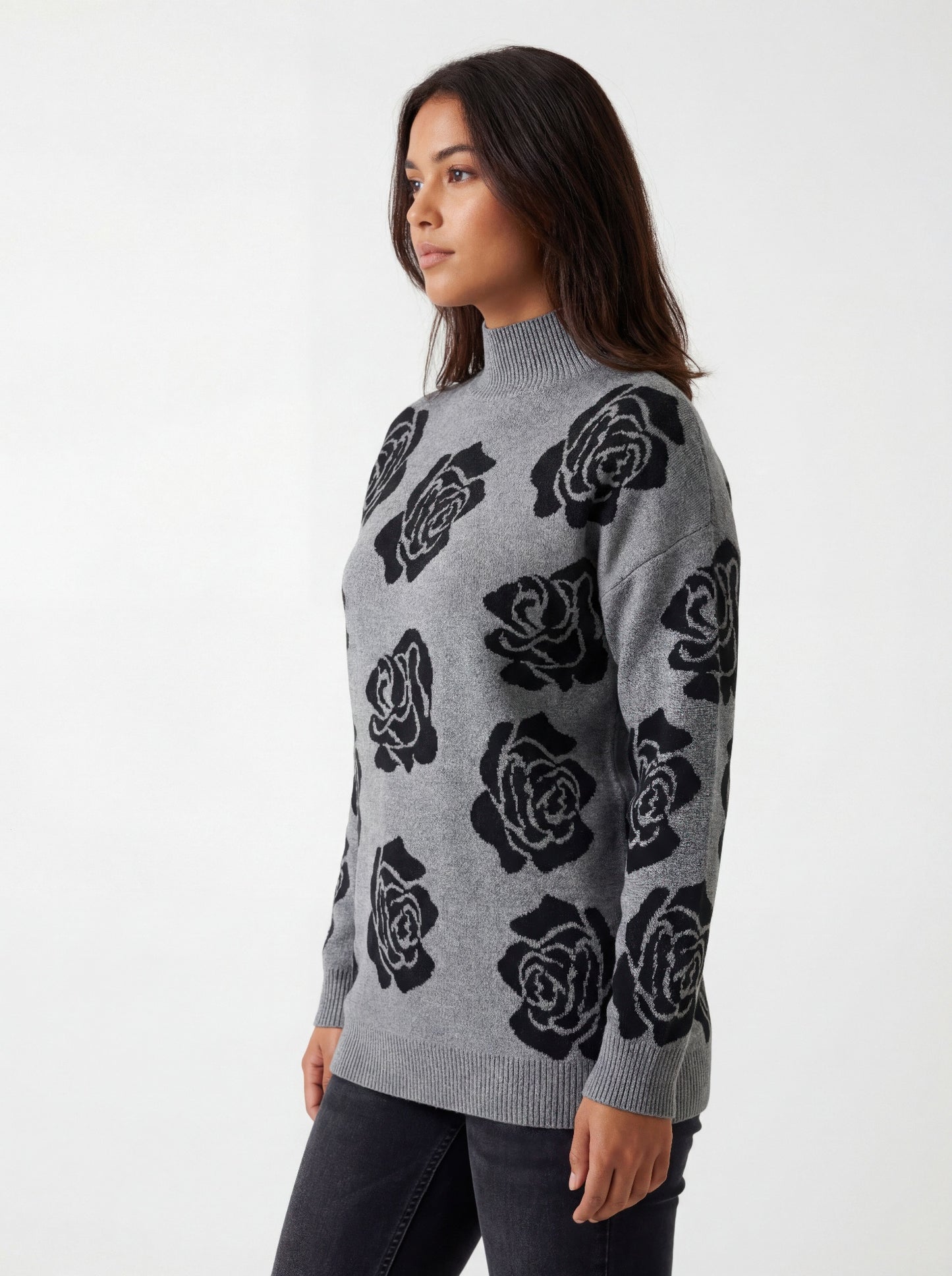 Ninety Floral Sweater - All Season Fashion
