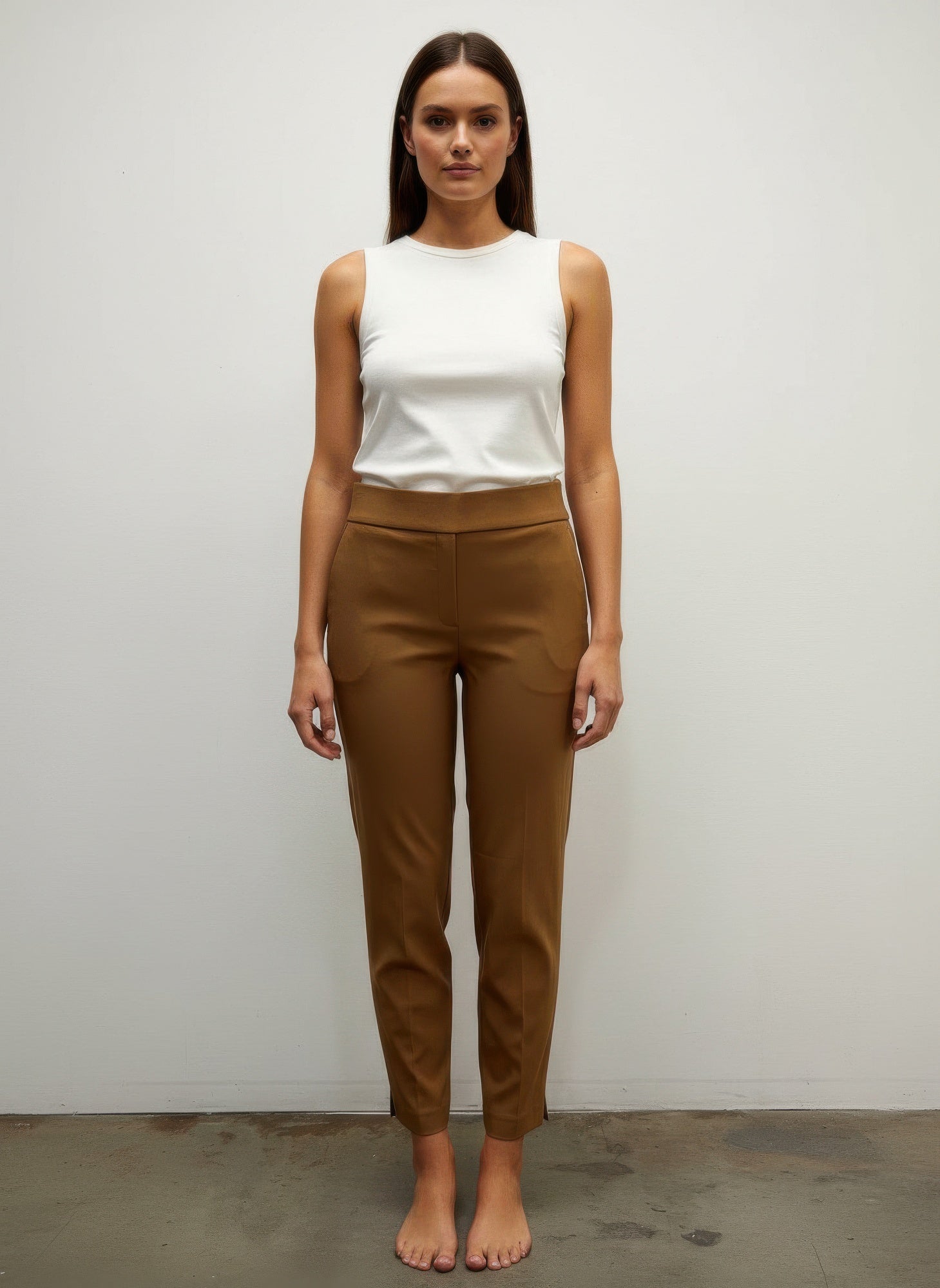 Counterparts Pull On Solid Pants - All Season Fashion