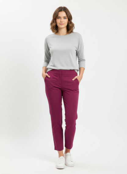 Counterparts Pull On Solid Pants - All Season Fashion