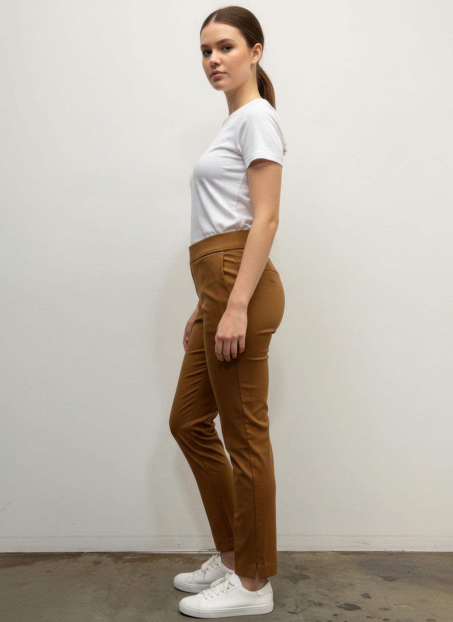 Counterparts Pull On Solid Pants - All Season Fashion