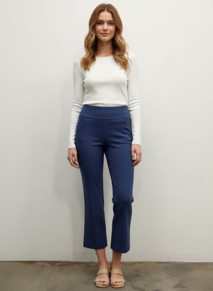 Counterparts Solid Pull On Pants - All Season Fashion