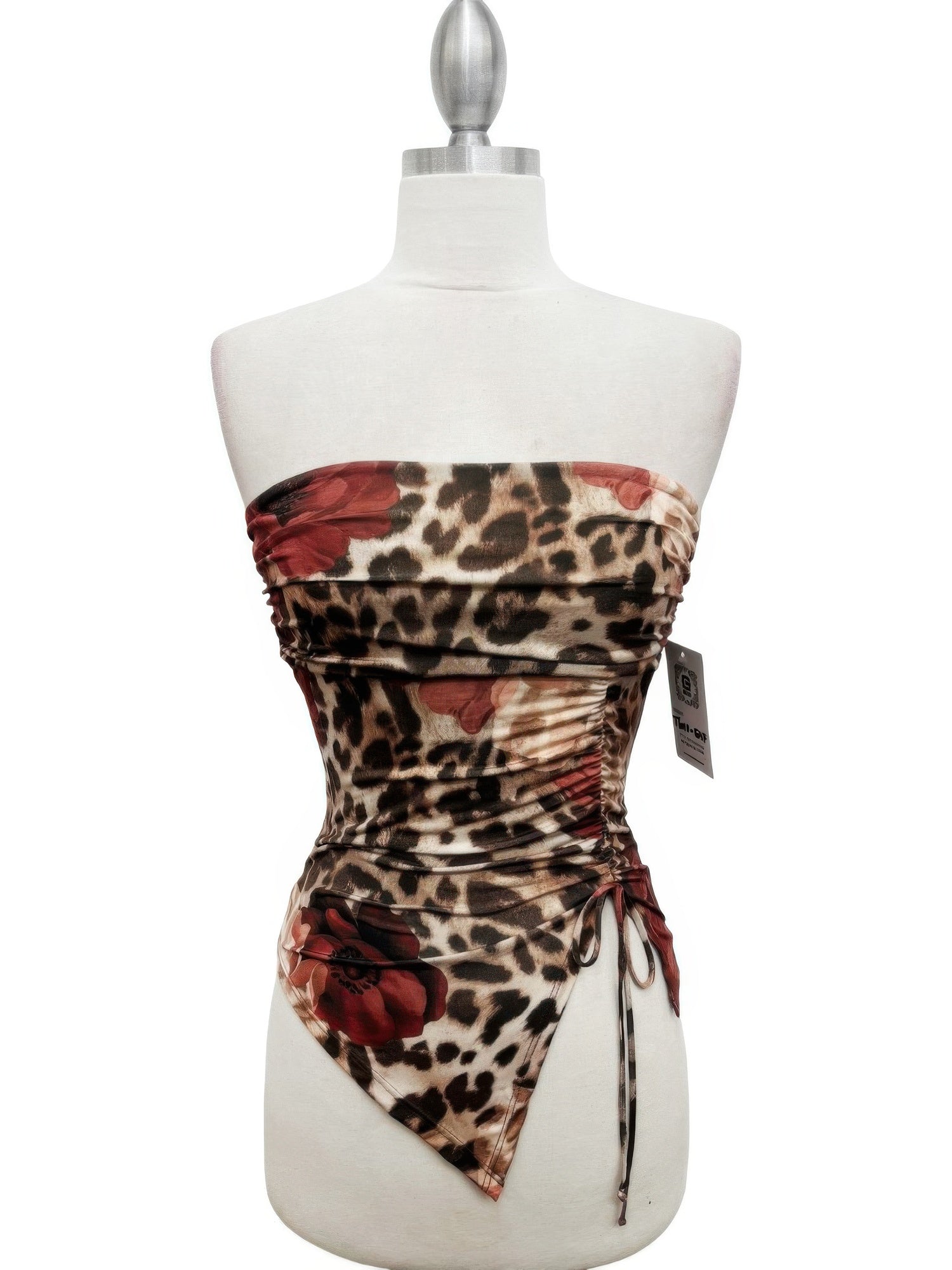Savanna Rose Asymmetrical Tube Top - All Season Fashion