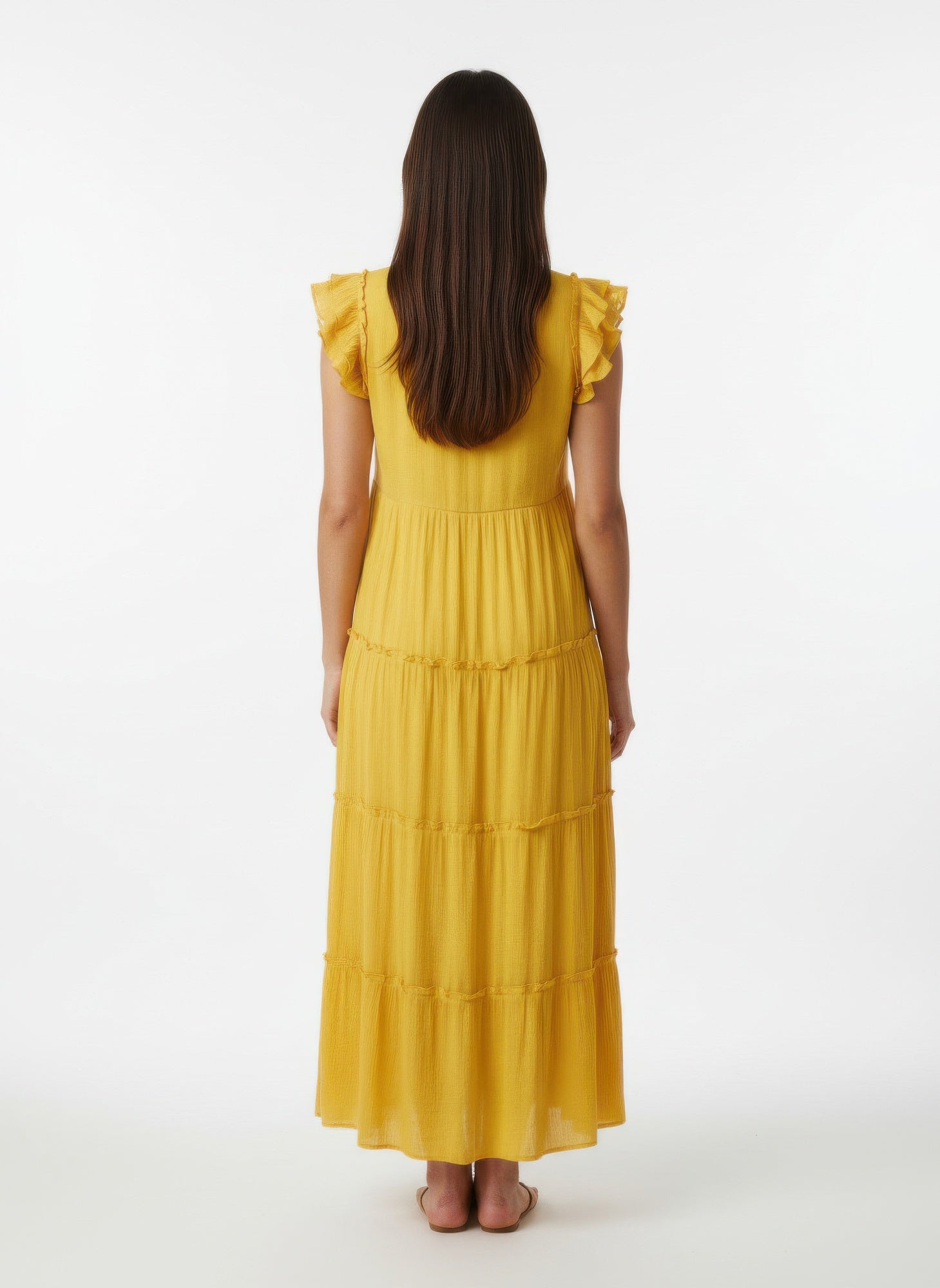 Mlle Gabrielle Solid Cap Sleeve Dress - All Season Fashion