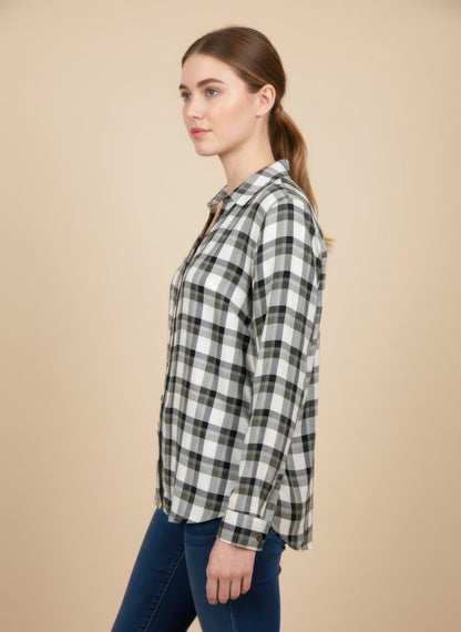 Erika Plaid Blouse - All Season Fashion