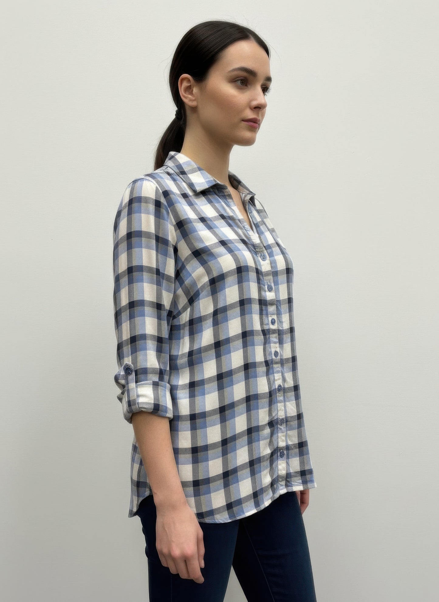 Erika Plaid Blouse - All Season Fashion
