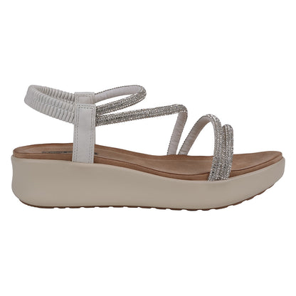 Women's Emory Silver Embellished Wedge Sandals