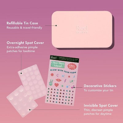 Rael Beauty Miracle Patch Glow and Go Kit 38ct - New