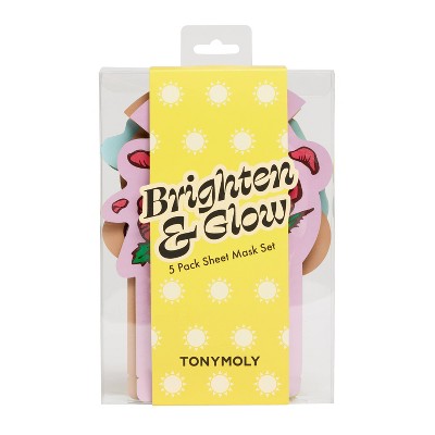 TONYMOLY Brighten & Glow Sheet Mask Set - New