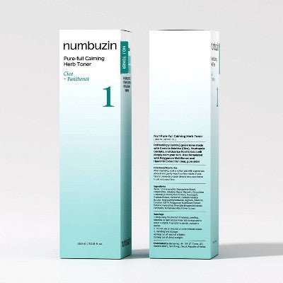 numbuzin No.1 Pure-Full Calming Herb Toner 10.14 fl oz - New
