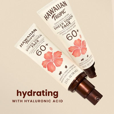 Hawaiian Tropic Sheer Touch Face Lotion SPF 60+ 2.5 fl oz - Imperfect Container