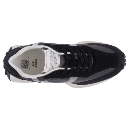 Women's Howell Black Lace-Up Sneakers