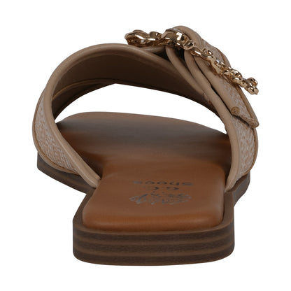 Women's Ivy Natural Woven Flat Sandals