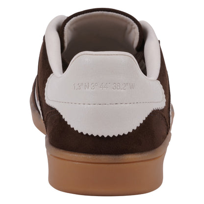 Women's Milan Burgundy Lace Up Sneaker