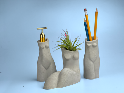 Female Body Vase | AIR PLANT HOLDER