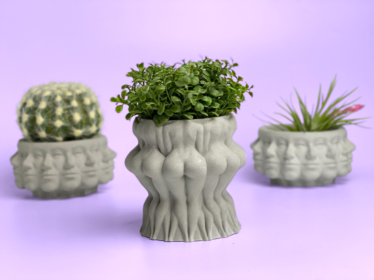 Nude Woman Body Planter