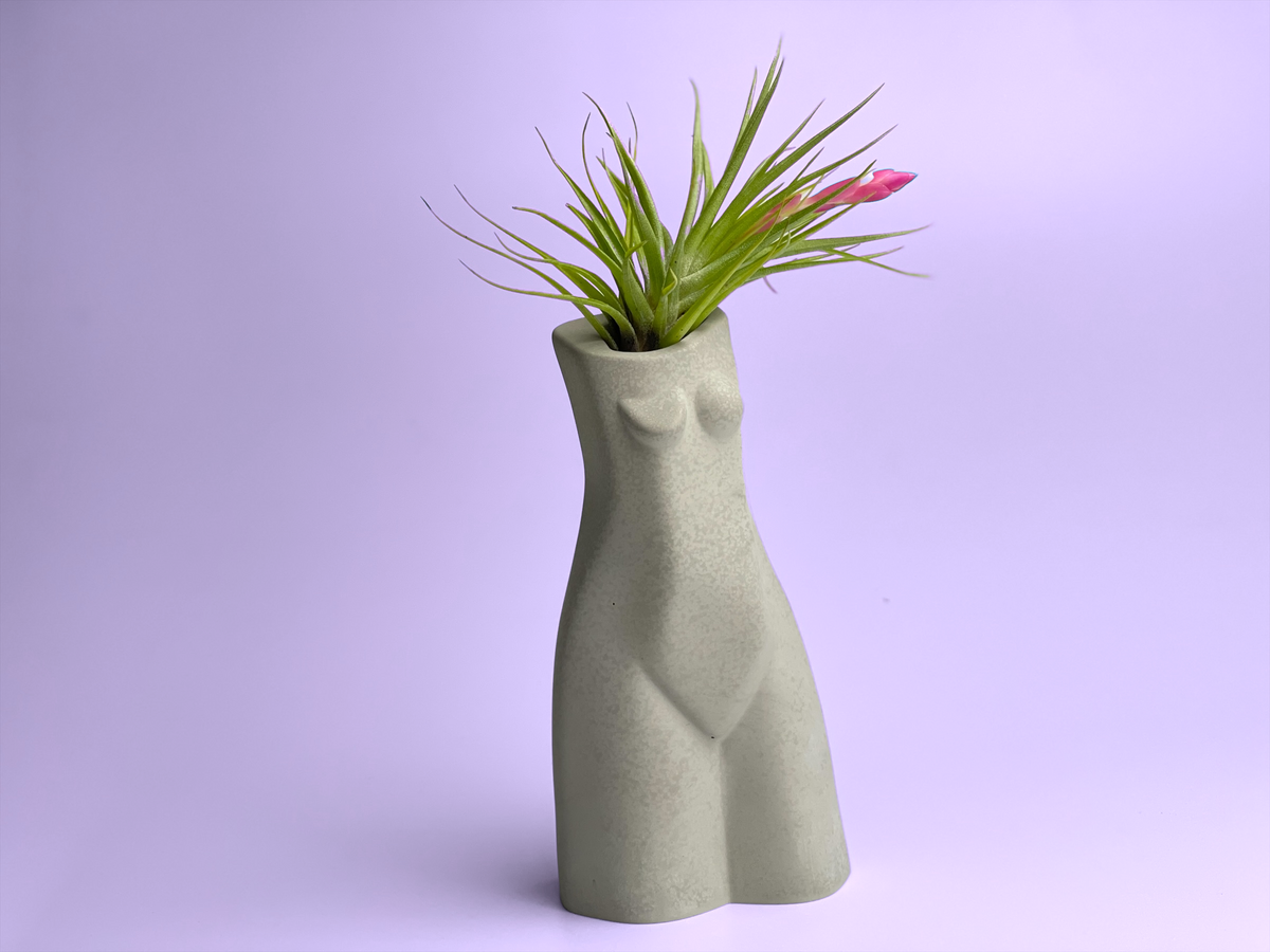 Female Body Vase | AIR PLANT HOLDER