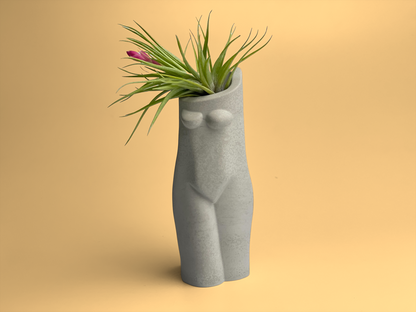 Female Body Vase | AIR PLANT HOLDER