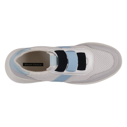 Women's Stefani White Wedge Sneakers