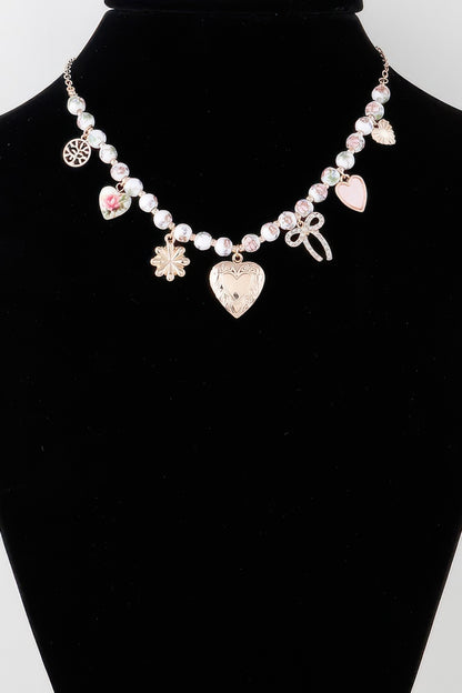 Vintage Heart Charms Necklace - All Season Fashion