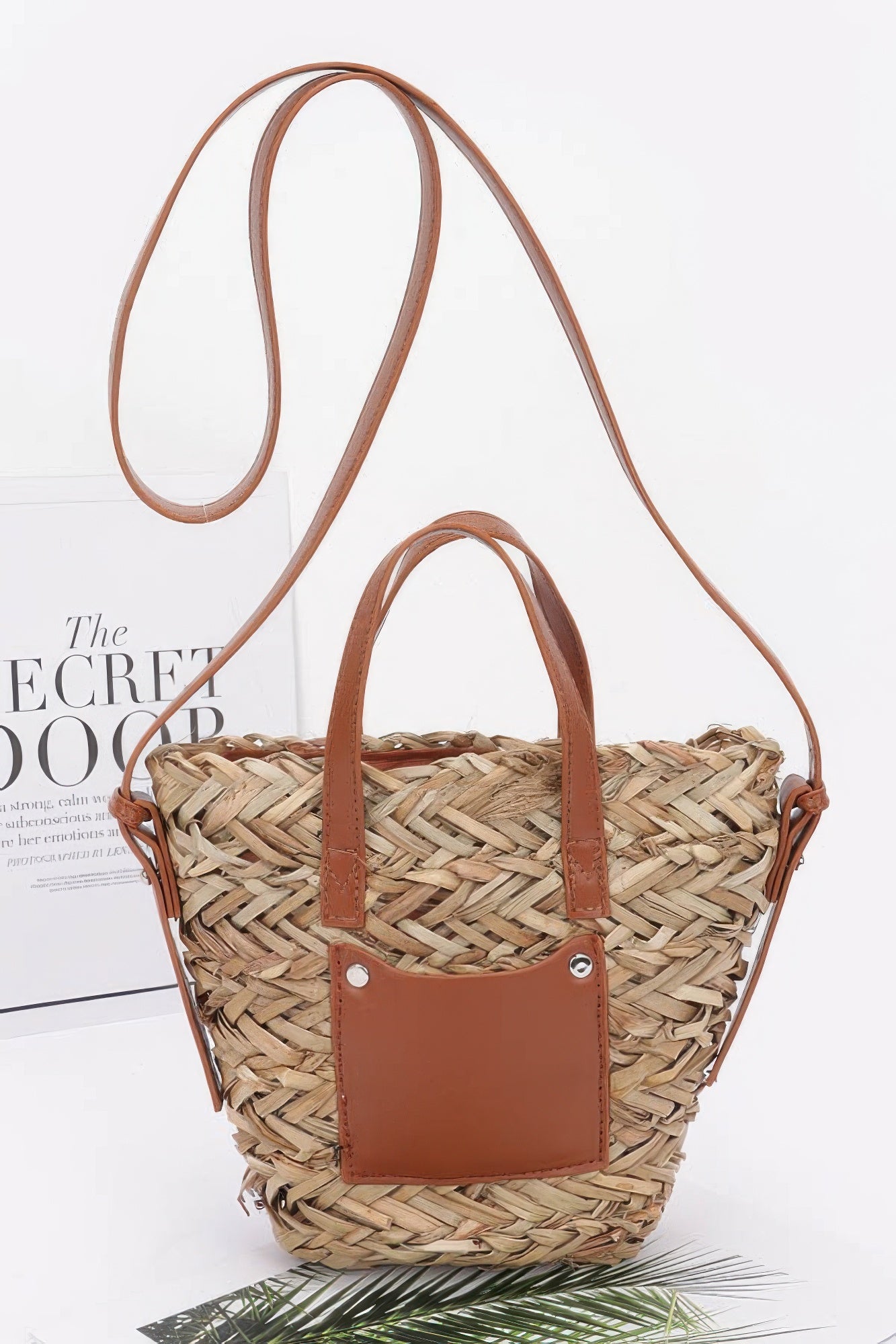 Faux Straw Small Tote Bag - All Season Fashion