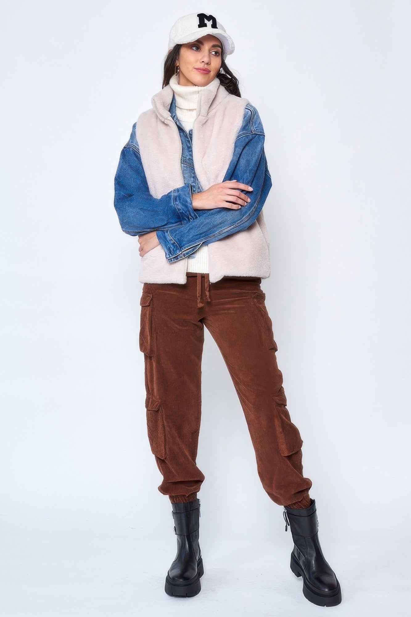 Solid Faux Fur Vest - All Season Fashion