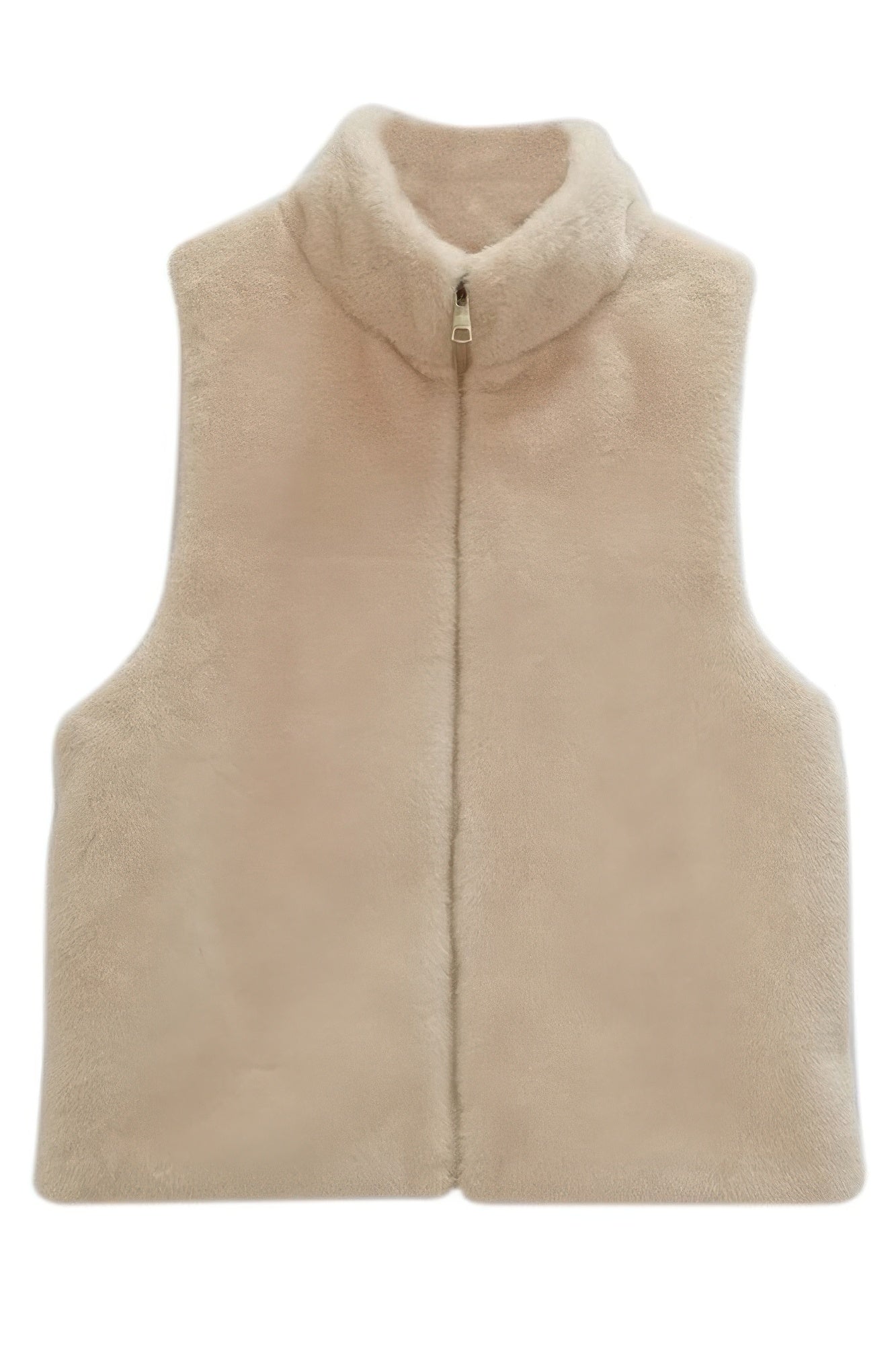 Solid Faux Fur Vest - All Season Fashion