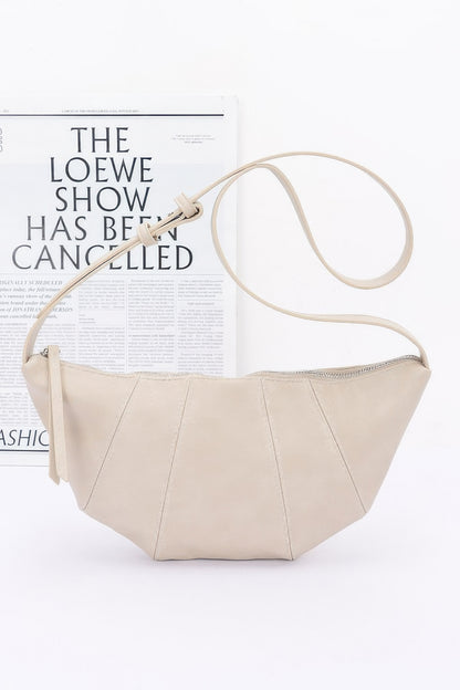 Faux Leather Croissant Bag - All Season Fashion