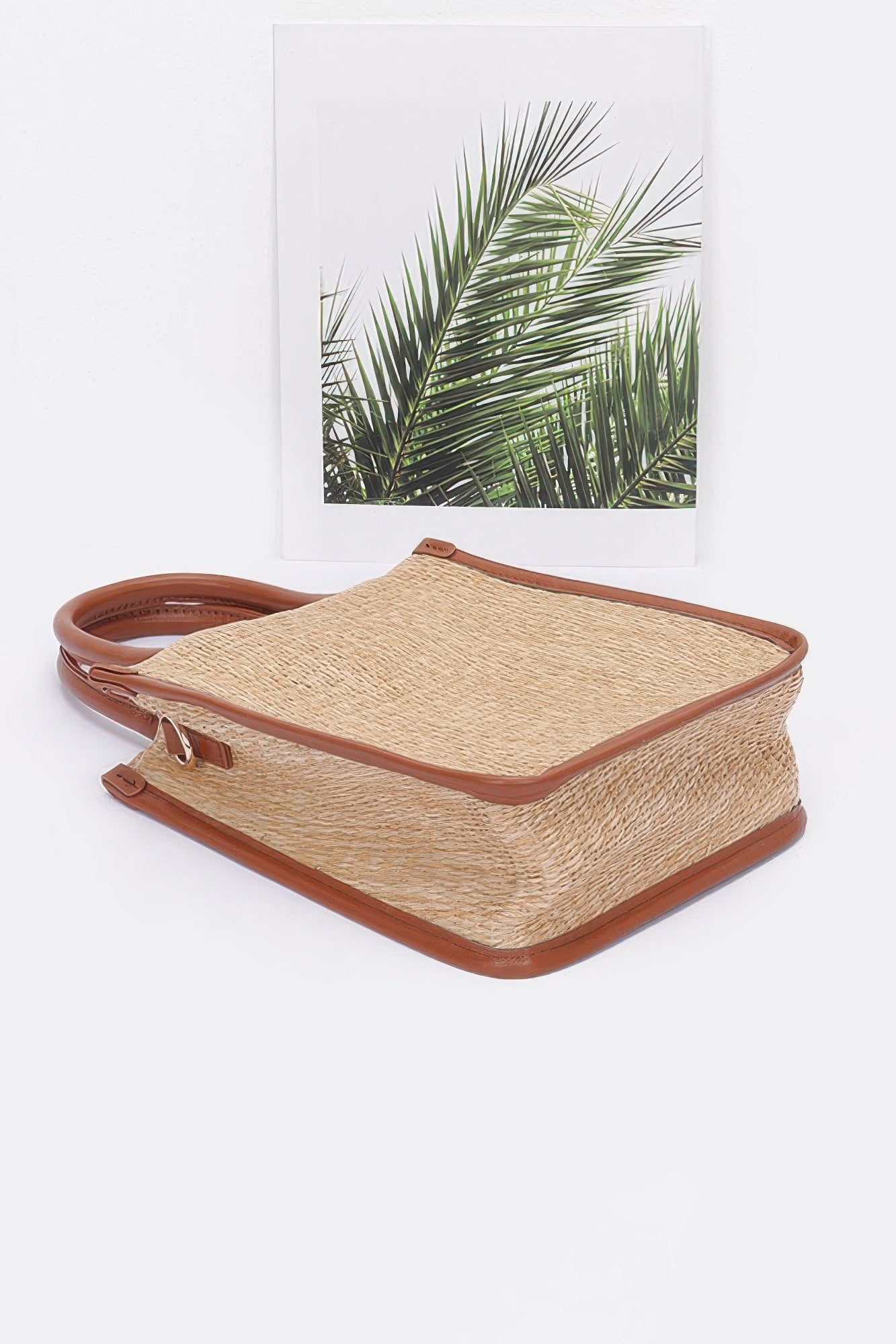 Faux Straw Tote Bag - All Season Fashion