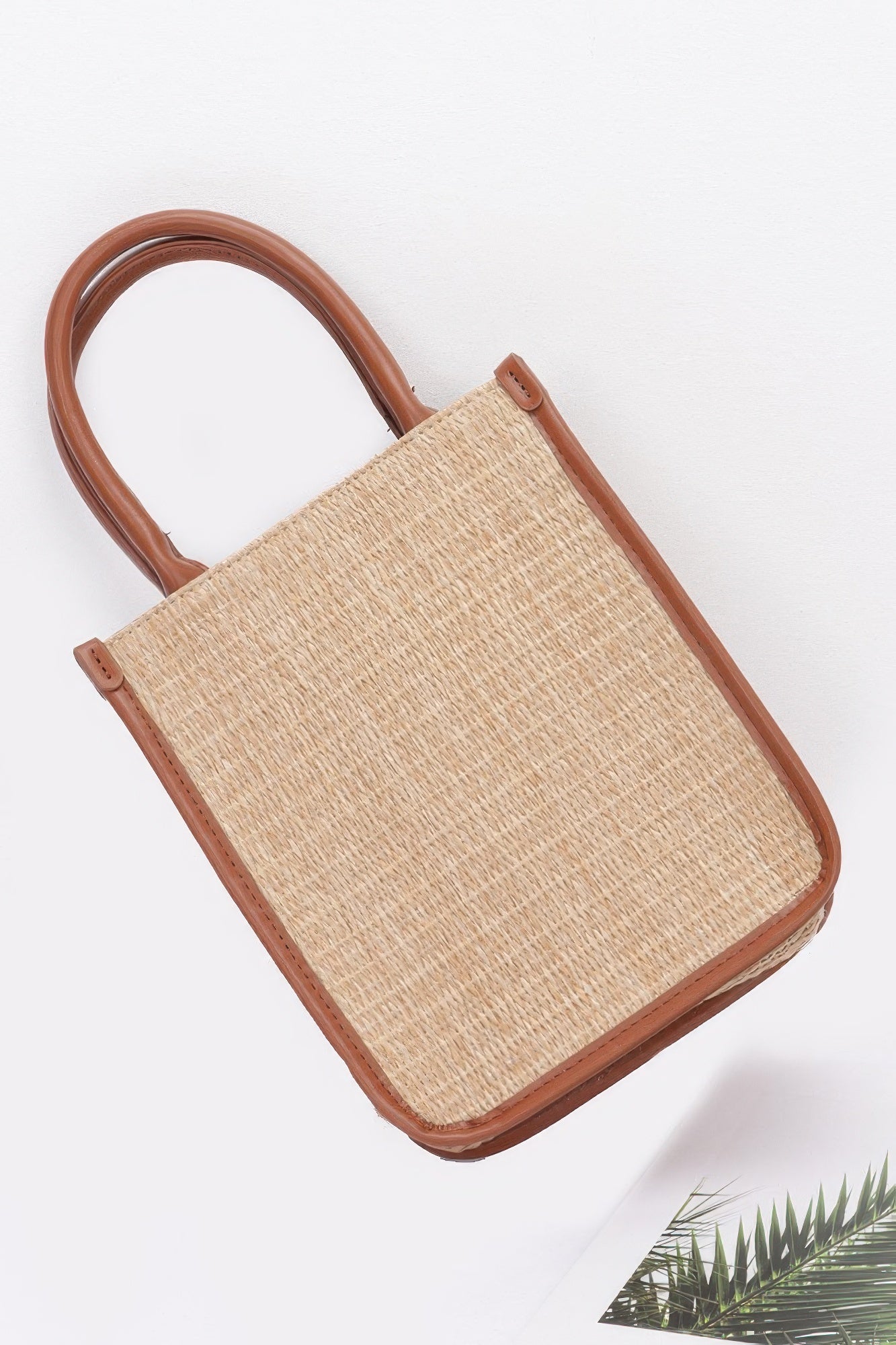 Faux Straw Tote Bag - All Season Fashion