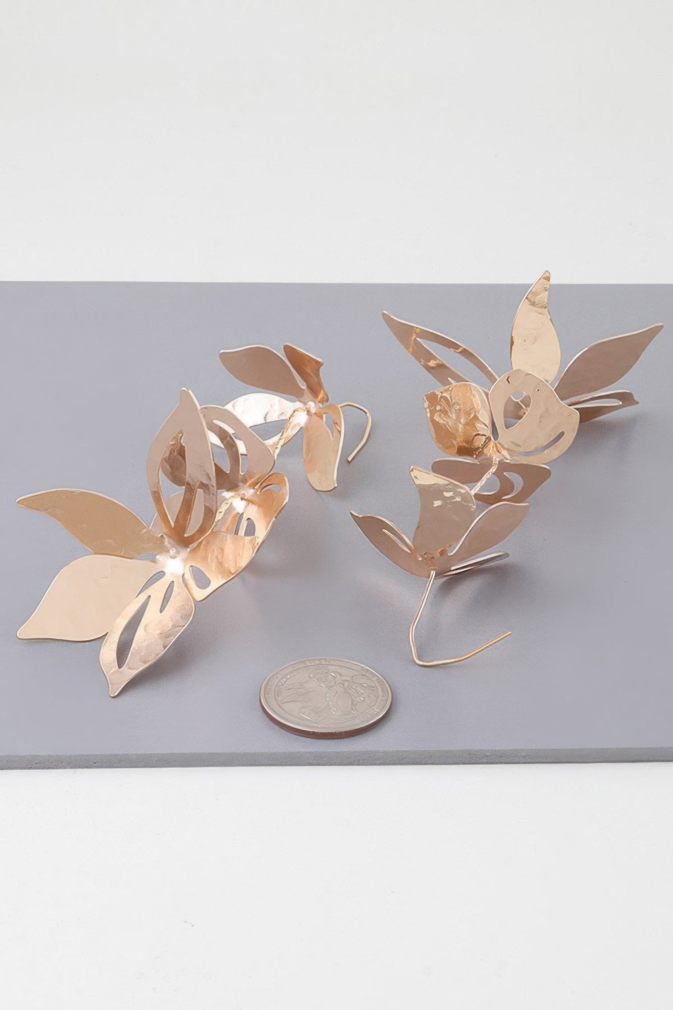 Triple Delicate Flower Drop Earrings - All Season Fashion