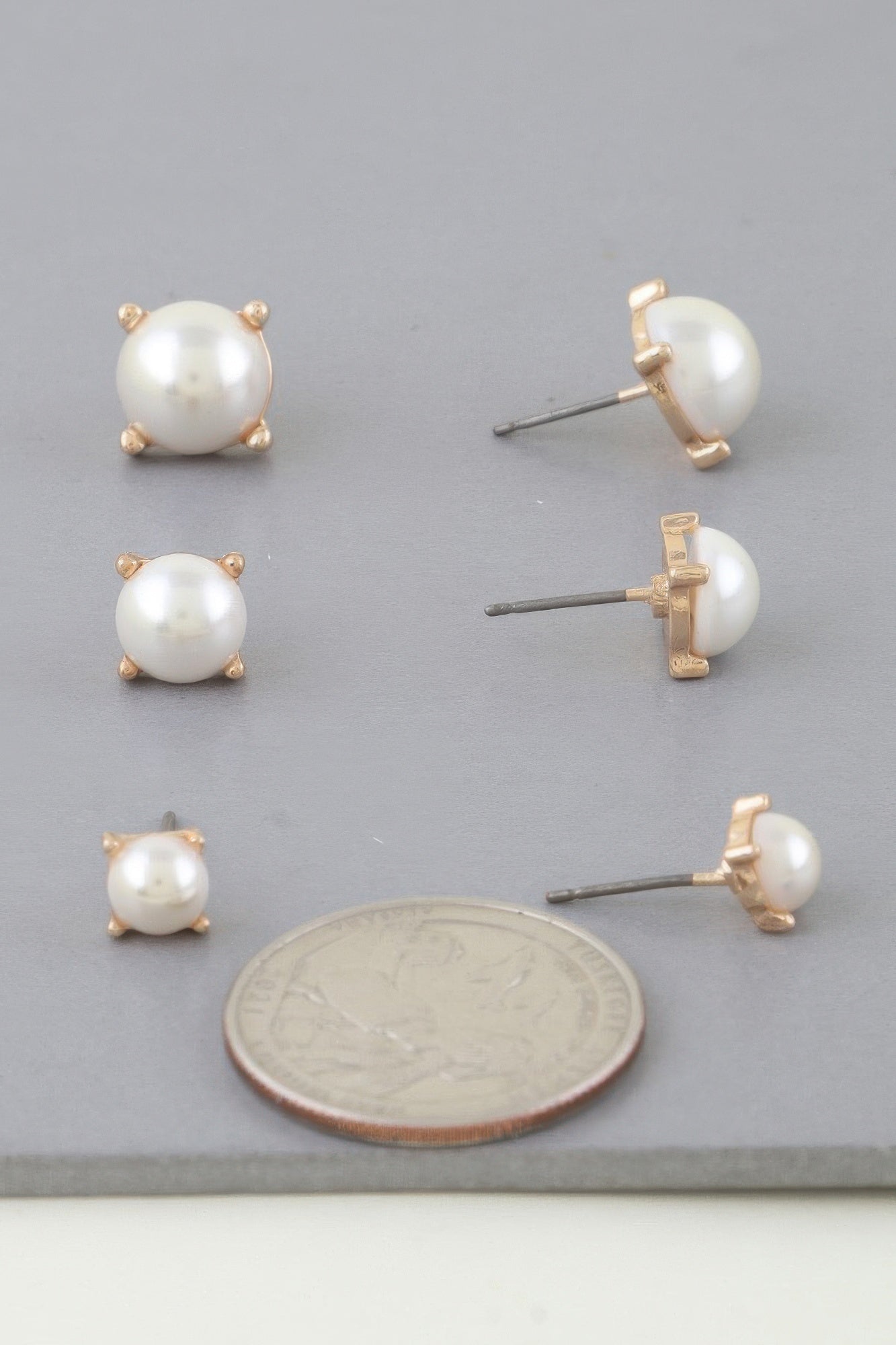 Multi Pearl Stud Earrings Set - All Season Fashion
