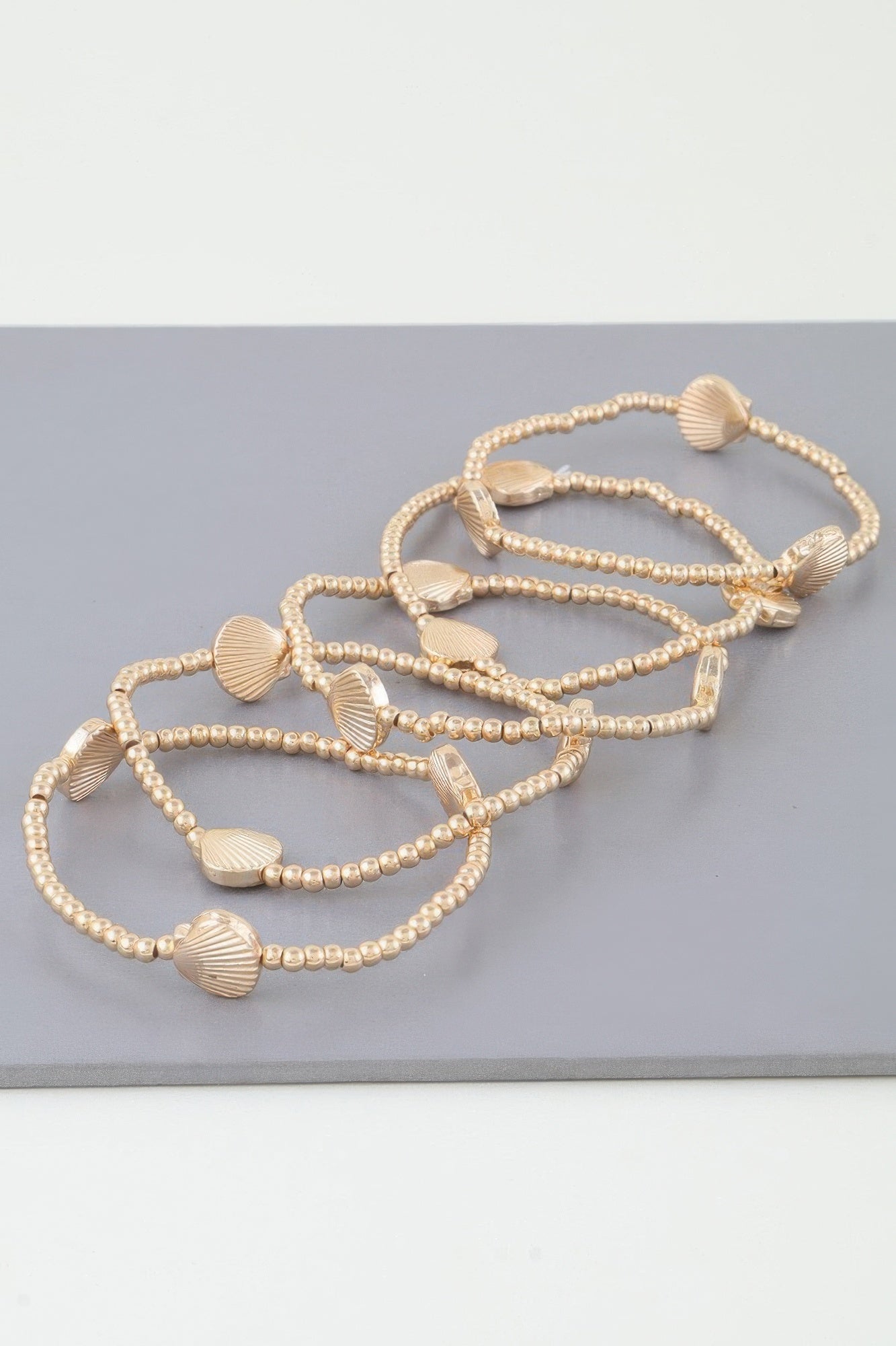 Shiny Seashell Beaded Bracelet - All Season Fashion