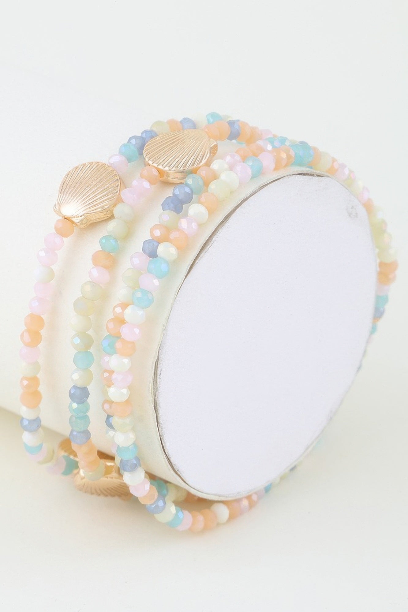 Multi Seashell Beaded Bracelet - All Season Fashion