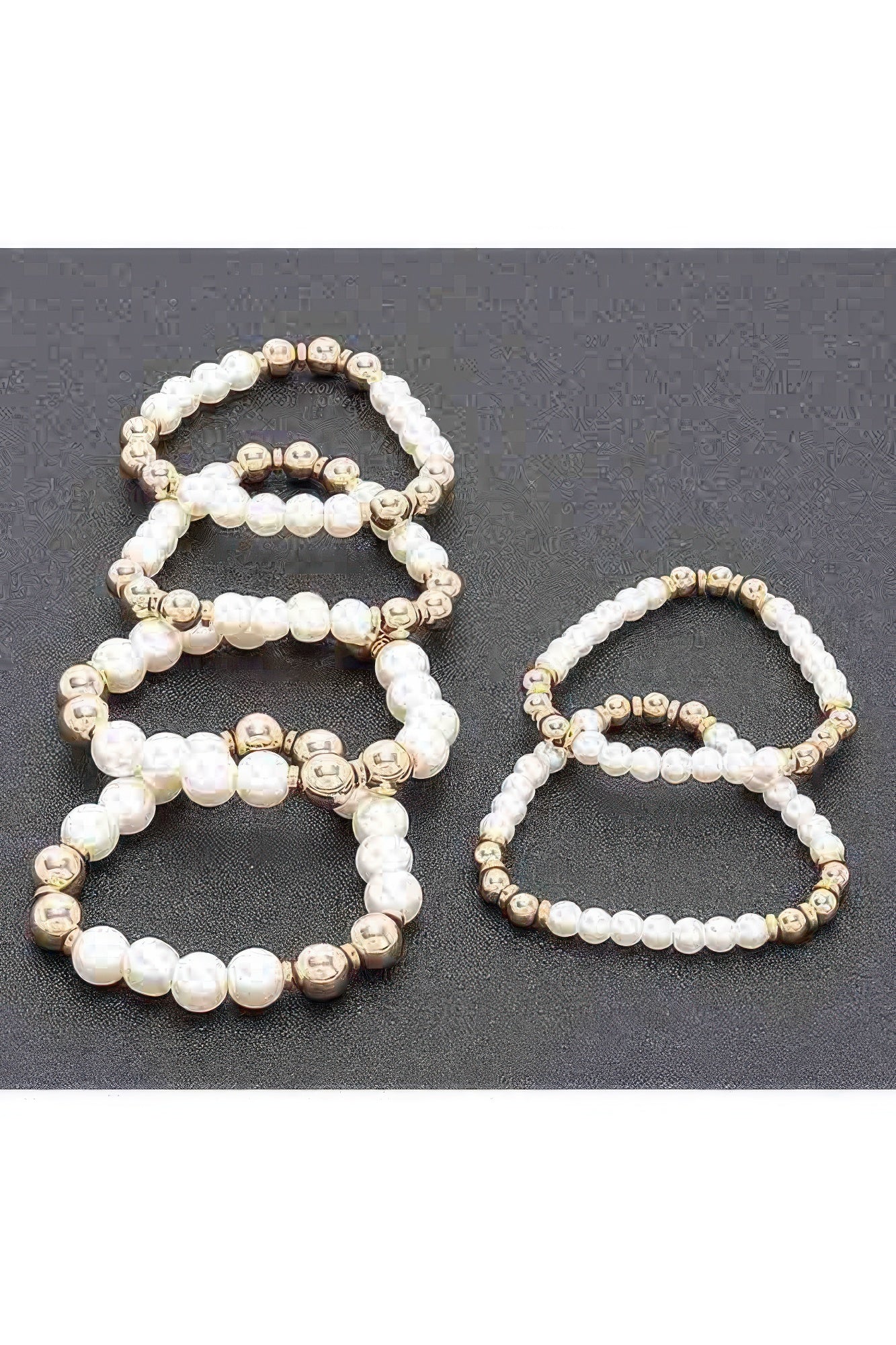 Multi Faux Stretch Bracelet - All Season Fashion