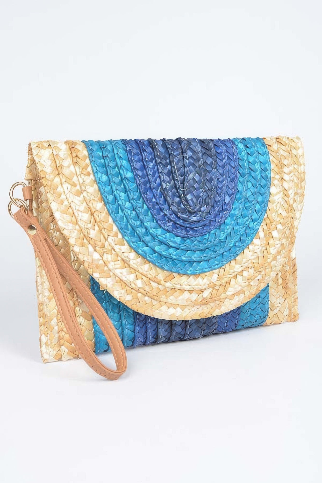 Straw Coloful Envelope Clutch - All Season Fashion