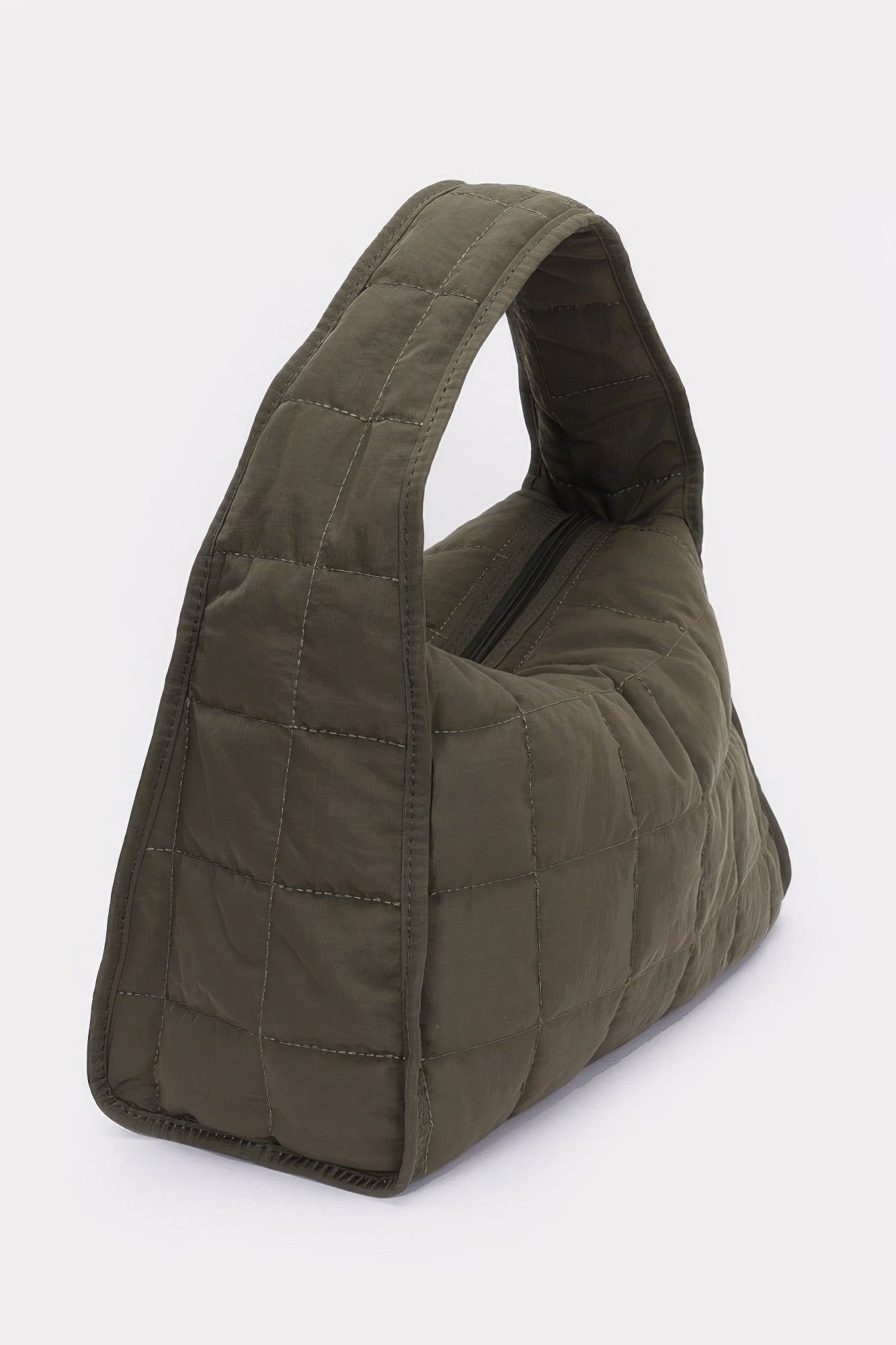 Quilted Nylon Shoulder Bag - All Season Fashion